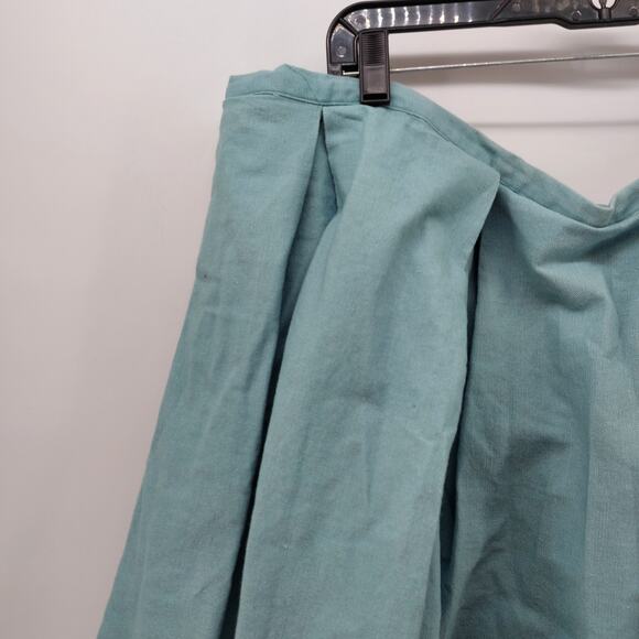Jason Wu for Target Blue Skirt Plus Size 22W Pleaded Cotton - Picture 5 of 13